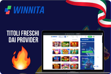 Sezione nuovi giochi Winnita con titoli recenti